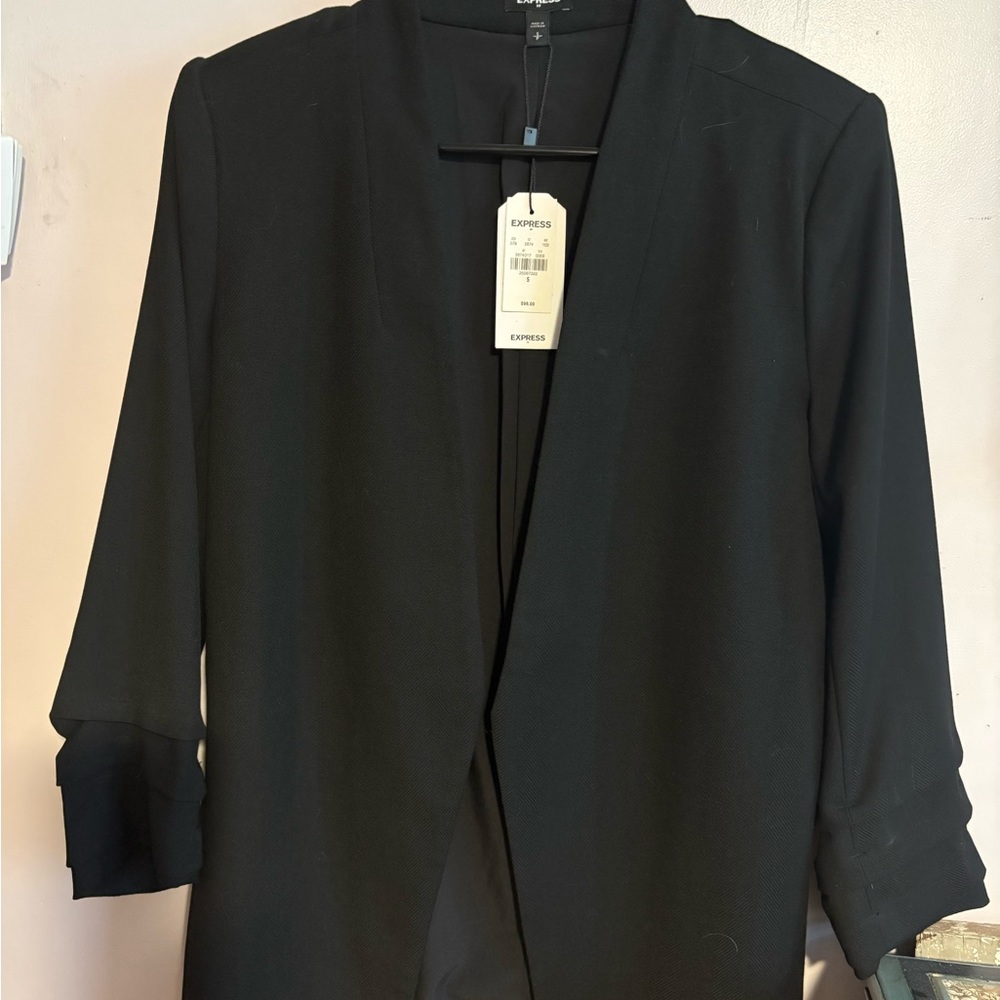 Express Women’s Black Open Front Blazer Jacket